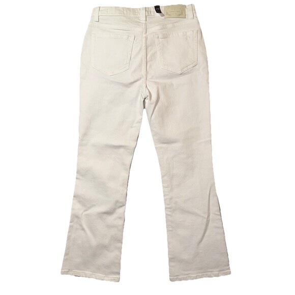 Johnny Was Marseille Baby Boot Ankle Crop Jeans White Women's Size 28 NWT - Picture 11 of 16